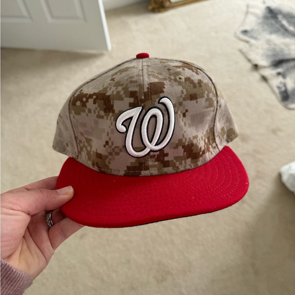 Washington Nationals military edition digital camo MLB hat